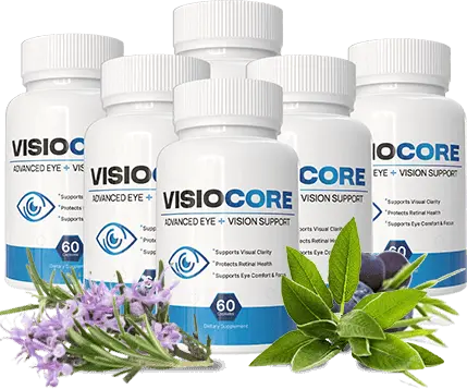 VisioCore eye and vision support supplement bottle